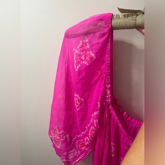 Juliet Dunn London NWT Unlined Silk Dress with Pockets One Size - Picture 2 of 12